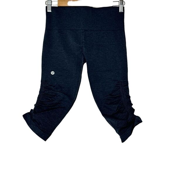 lululemon athletica Pants - Lululemon Women's Leggings Cinched Sz.6 Casual Run Gym Yoga Blue